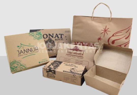 Packaging Kraft Coklat