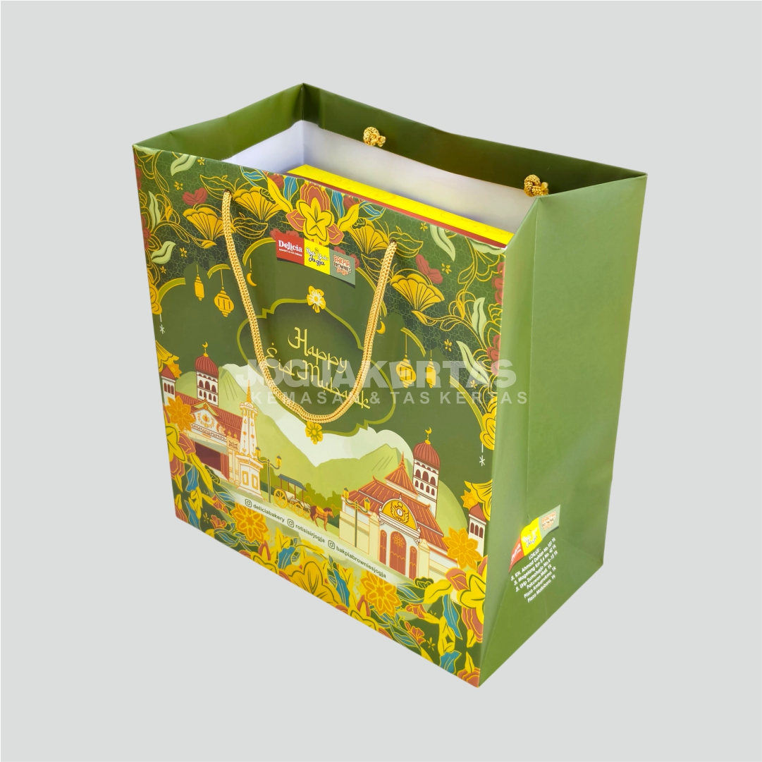 jogja_kertas_paperbag lebaran ivory 26×14,5×27,5 delicia bakery roti sisir jogja